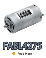 Motor eléctrico de CC sin escobillas de rotor interno FABL4275 con controlador incorporado