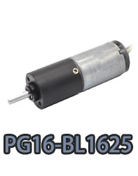 pg16-bl1625 Motor eléctrico de CC con reductor planetario de metal pequeño de 16 mm.webp