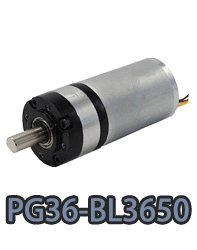 pg36-bl3650 Motor eléctrico de CC con reductor planetario de metal pequeño de 36 mm.webp