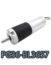 pg36-bl3657 Motor eléctrico de CC con reductor planetario de metal pequeño de 36 mm.webp