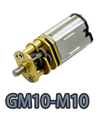 GM10-M10 pequeño motor eléctrico de CC con engranajes rectos.webp