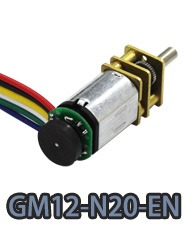 GM12-N20-EN pequeño motor eléctrico de CC con engranajes rectos.webp