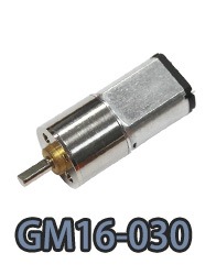 GM16-030 pequeño motor eléctrico de CC con engranajes rectos.webp