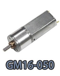 GM16-050 pequeño motor eléctrico de CC con engranajes rectos.webp