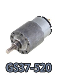 GS37-520 pequeño motor eléctrico de CC con engranajes rectos.webp